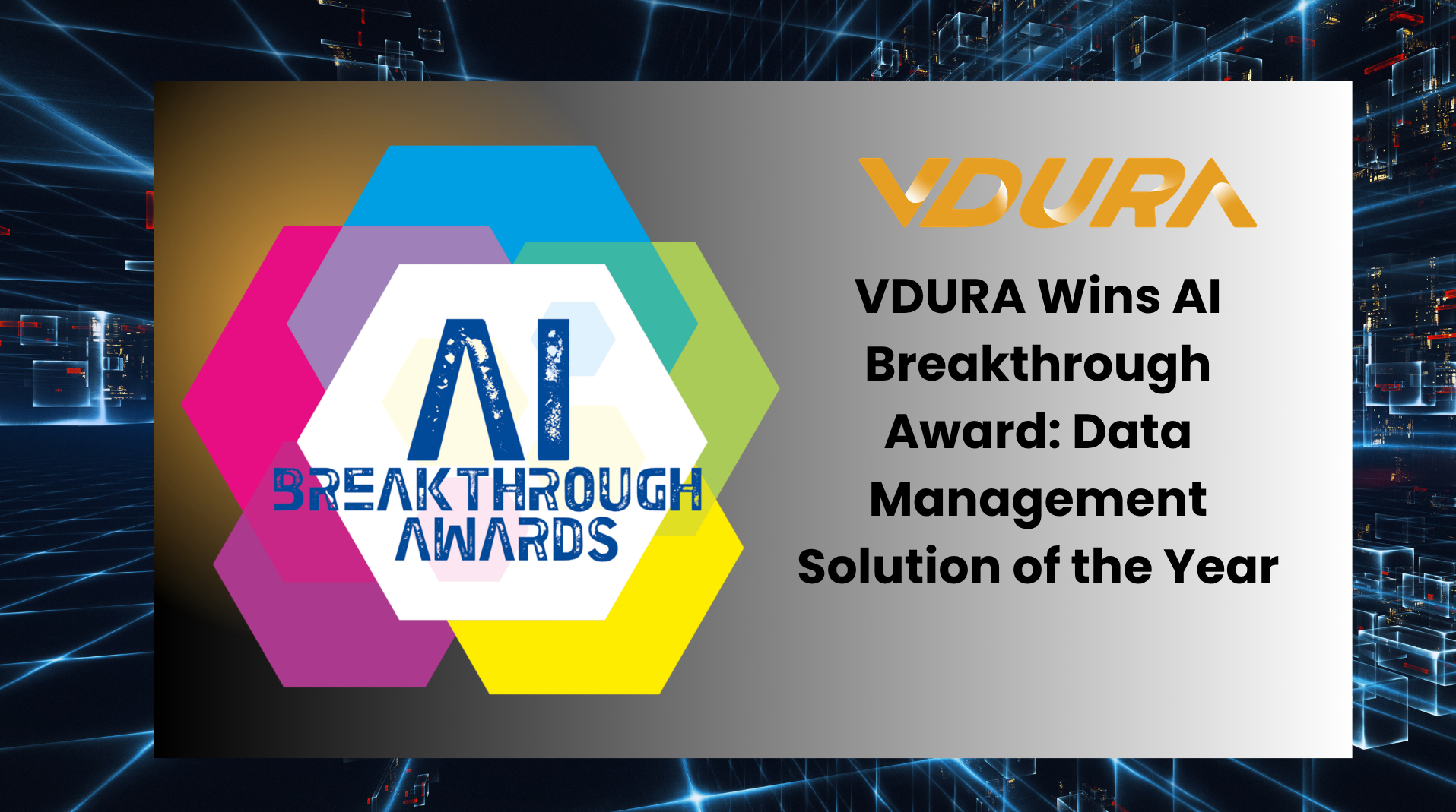 VDURA Named “AI Data Management Solution of the Year” in 2026 Artificial Intelligence Breakthrough Awards Program