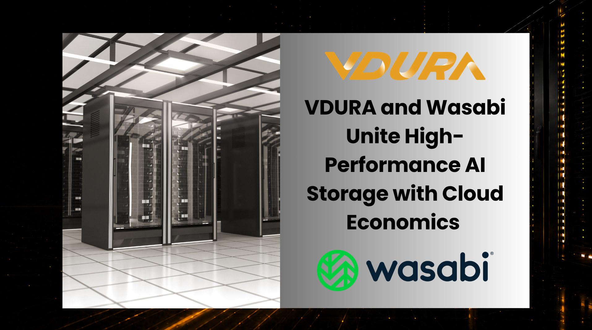 VDURA and Wasabi Unite High-Performance AI Storage with Cloud Economics