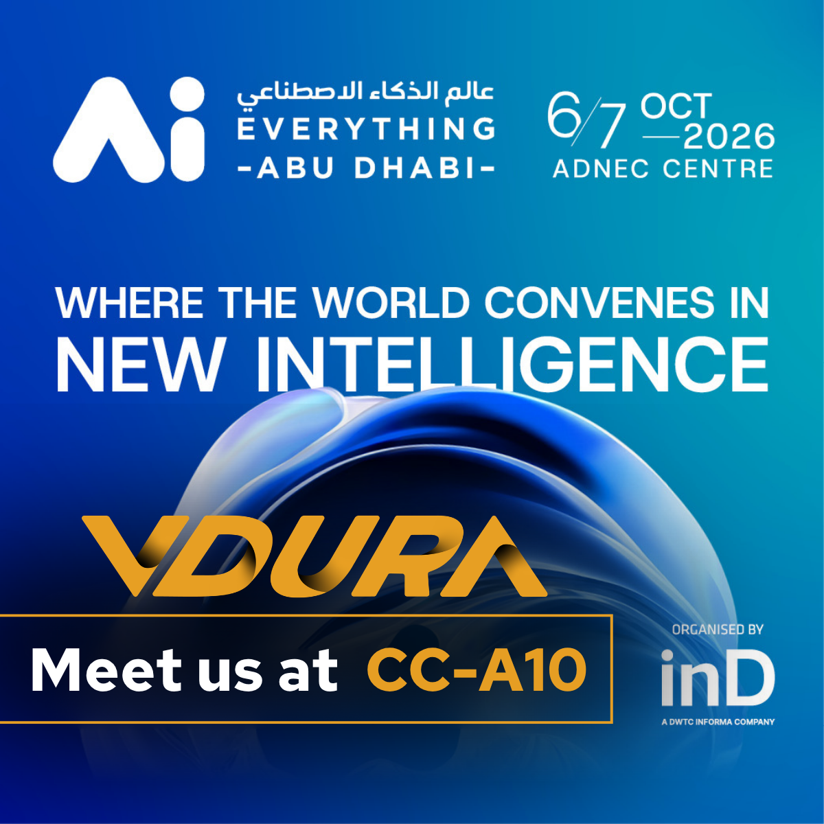 VDURA at Ai Everything Abu Dhabi 2026 — Booth CC-A10