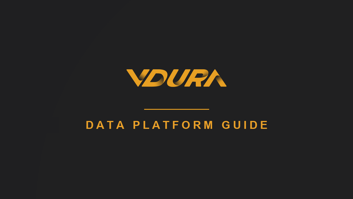 VDURA Data Platform User Guide cover
