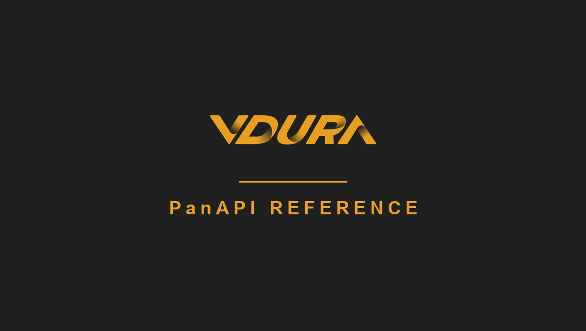 PanAPI Reference Guide cover
