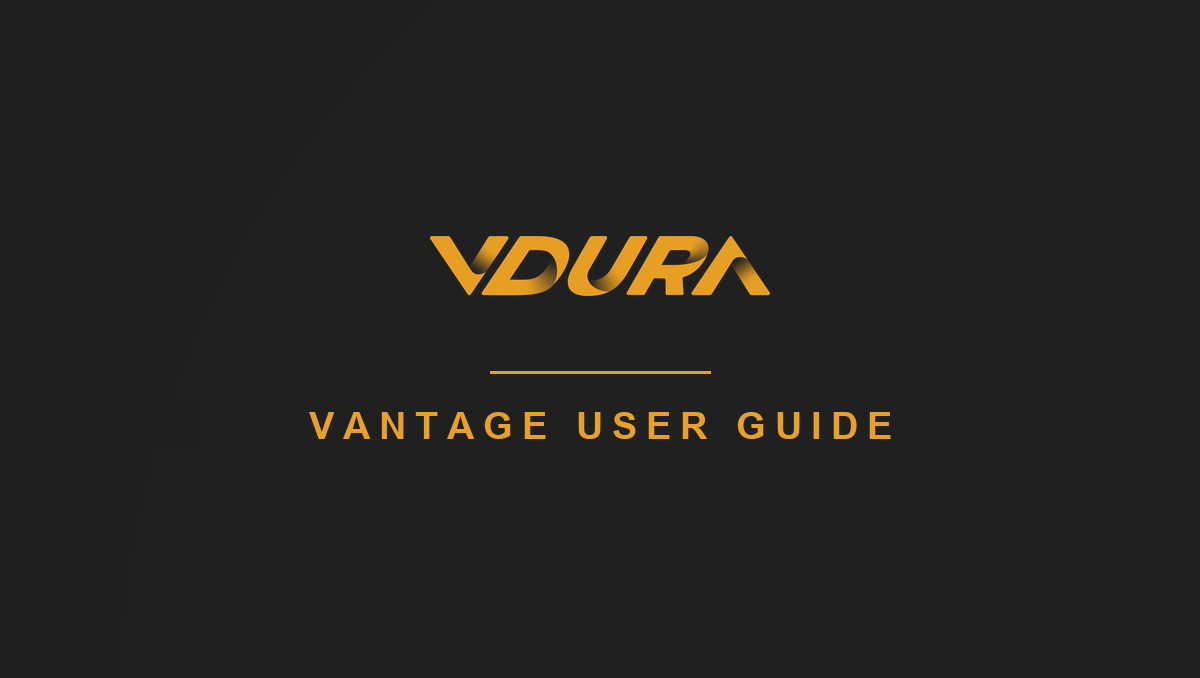 Vantage User Guide cover