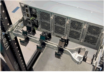 CMA with cable cages open.
