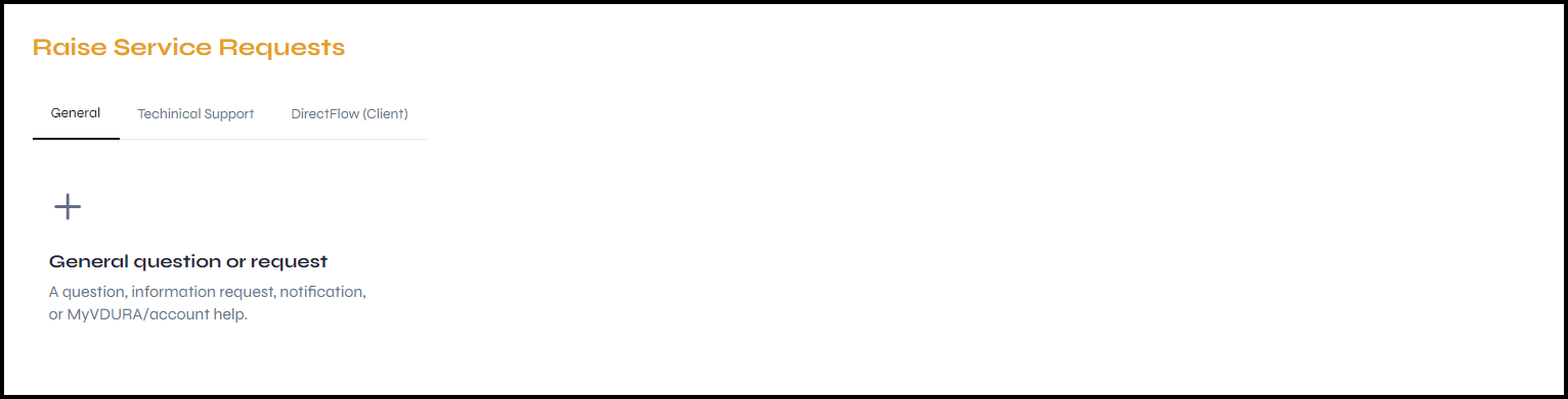 The General tab